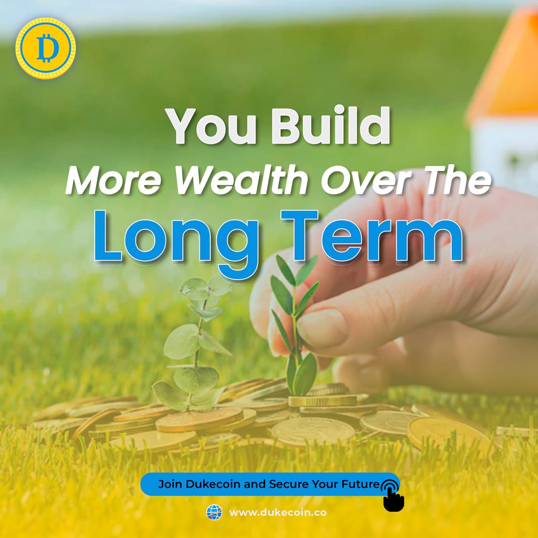 Achieve Your Long Term Goal With #DKC
.
.
#Dukecoin #FinancialFreedom