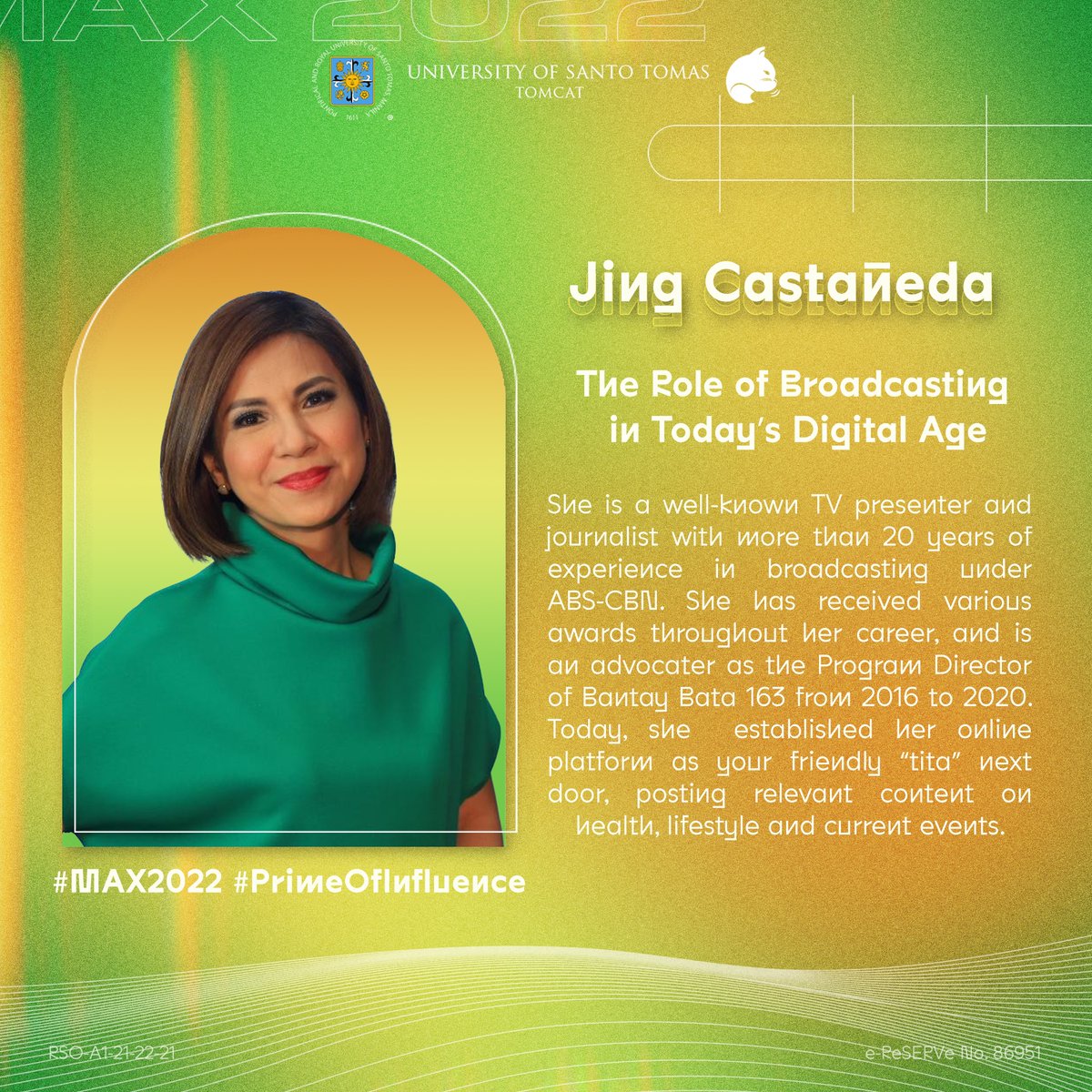 TOMCATust's tweet photo. It’s best to learn from the experts. Time to check if you had your guesses right!
Witness these media professionals, content creators, and influencers deliver insights on the present-day media industry at the M.A.X. 2022: #PrimeOfInfluence.
#MAX2022 https://t.co/BAc6CzSz8M