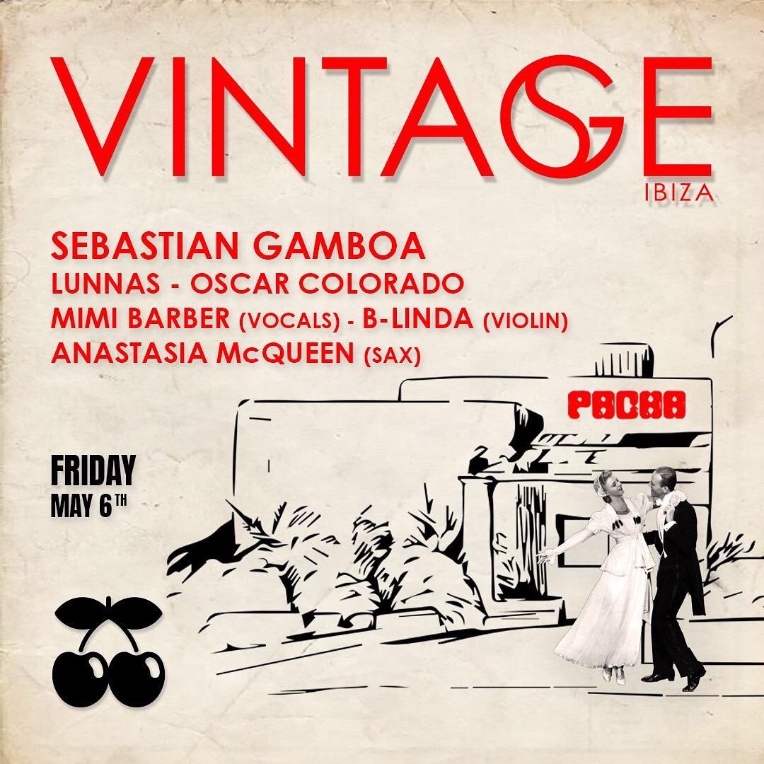 A special night with @IbizaVintage in #Pacha with Ibiza’s own @SebastianGamboa to celebrate their 10 year reign in the White Isle. Let’s boogie together on May 6th. #vintageibiza #sebastiangamboa #pacha2022 #summer2022