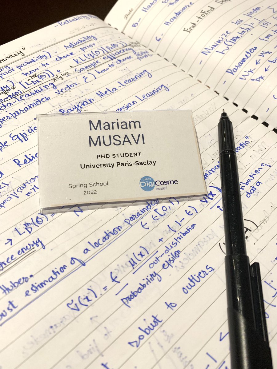 Mariam_Musavi's tweet image. attending #SpringSchool2022 organised by @digicosme at @centralesupelec Université Paris-Saclay.