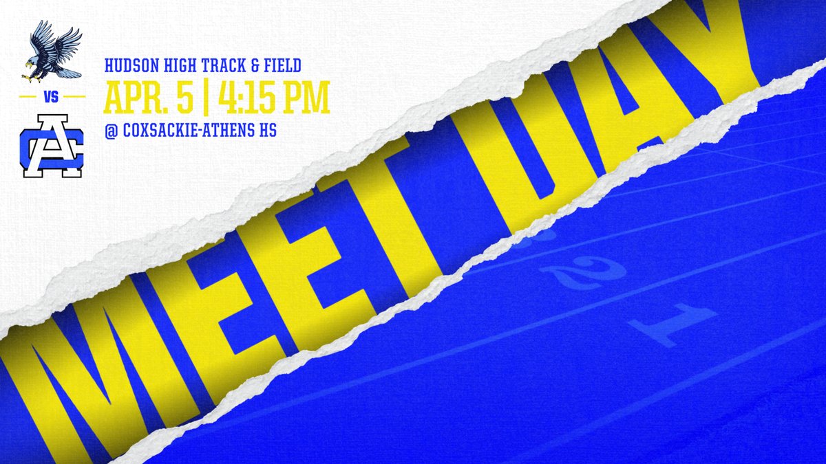 The Boys and Girls Varsity Track teams begin their season today at Coxsackie-Athens.  Go Bluehawks!!!
<a href="/HHSBluehawks/">Hudson High School</a>