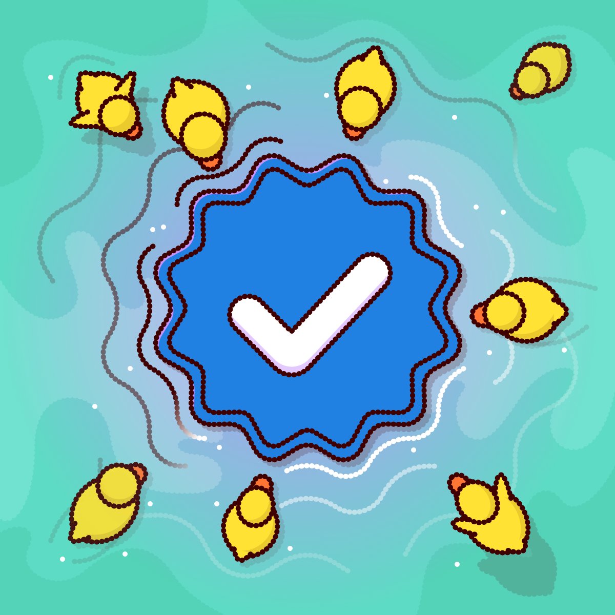 Verified on OpenSea, we did it duckies! 💙