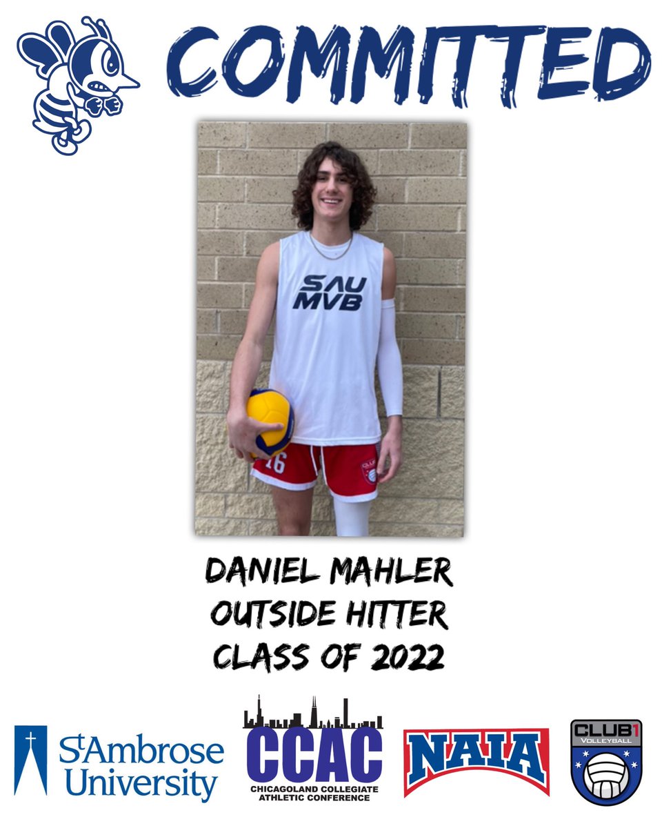 Congratulations to Daniel Mahler on his recent commitment to St. Ambrose University!