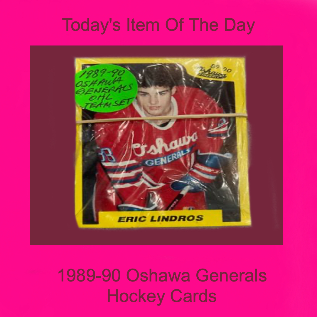 Hey Petes Fans,

Today's Auction Item Of The Day Is The Set Of 1989-90 Oshawa Generals Hockey Cards, Headlined By Future NHL Superstar Eric Lindros

Visit ShopCloseBuy's Website To Bid
