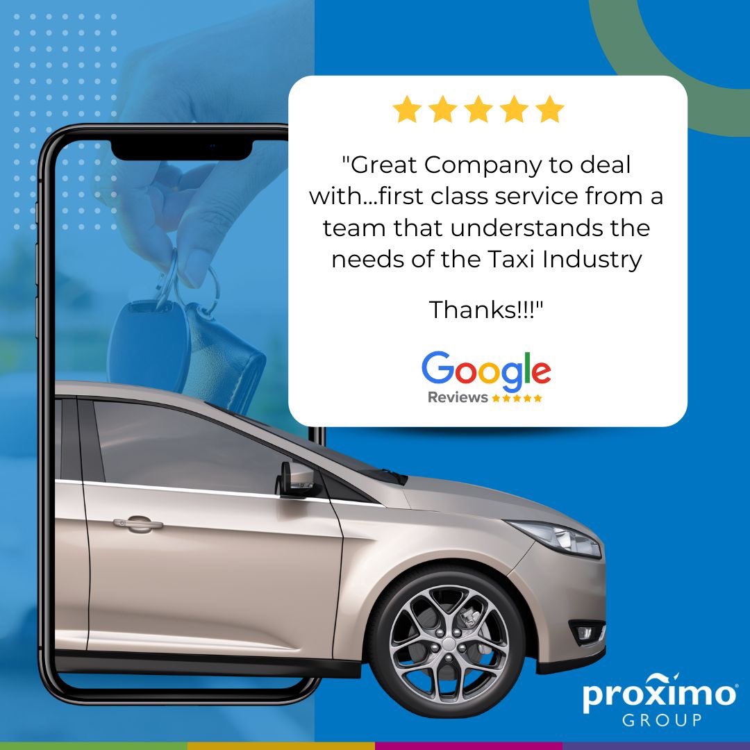 🎉 Testimonial Tuesday 🎉 At the Proximo Group, we are confident that we provide our customers with an exceptional customer experience throughout their journey.

#testimonialtuesday #customerfeedback #Fleet #fleetmanagement #taxi #blacktaxi #accidentmanagement