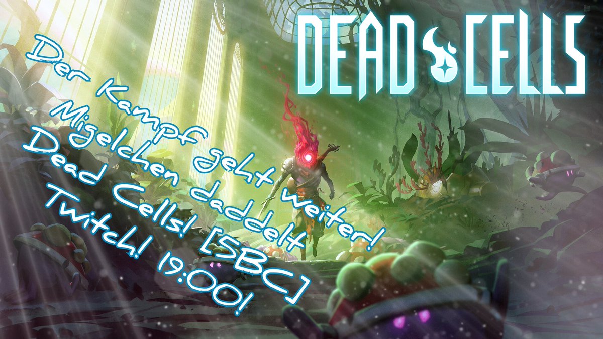 migelchen's tweet photo. Killingstream 19:00! Migelchen daddelt Dead Cells! BC5 und Have a nice Death! โ ๏ธ
Twitch:
https://t.co/jSl5gSY30H
#DeadCells #Hard #Twitch #TwitchDE #Challenge #rougelike #streaming #gaming #streamer #smallstreamer #support #trends #trending #metroidvania #germany #indie #5BC https://t.co/Pwe71hCv0b