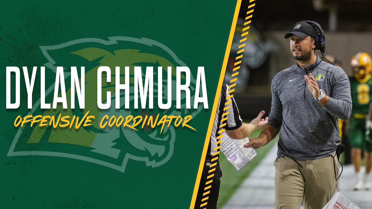 NMU_Wildcats's tweet photo. Dylan Chmura Named @NMU_Football's Offensive Coordinator 

STORY: https://t.co/qv5FpLGJvE

#ShareNMU #NMUwildcats https://t.co/vLn7h4kRSO