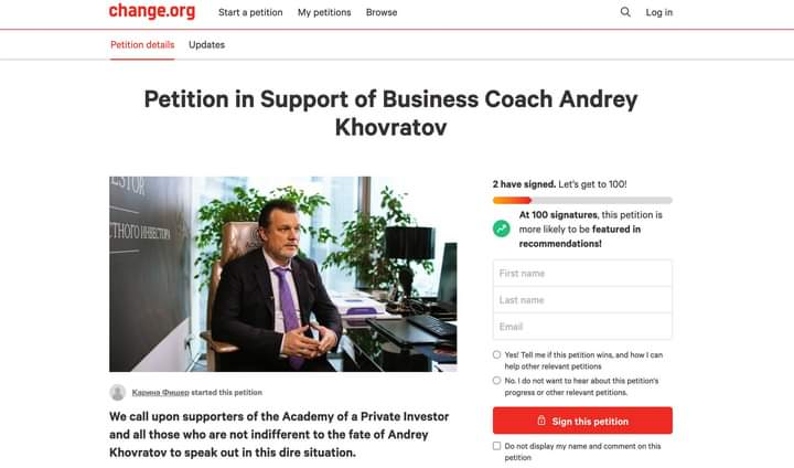 evorichofficial's tweet photo. 🙏 Colleagues, good day to all!
We have prepared a petition and published it on the platform
😇I ask all concerned to subscribe and leave positive comments about our leader. Please support Andrey Khovratov in this difficult and difficult time.
✒️PETITION
https://t.co/HrsrhpLk4O https://t.co/oQ67ElBvDH