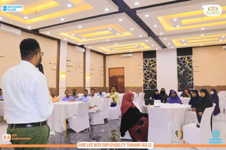 We are pleased to launch Day Two training for Group 4 Phase II, The Next Economy, which will provide youth with core life skills and employability skills.
<a href="/SOSCVSomalia/">SOS Children's Villages in Somalia</a>  
<a href="/sos_children/">SOS Children's Villages International</a>  
<a href="/TNEMogadishu/">The Next Economy - Mogadishu</a> 
<a href="/AlmasTraining/">ALMAS Training and Consultancy Limited.</a>