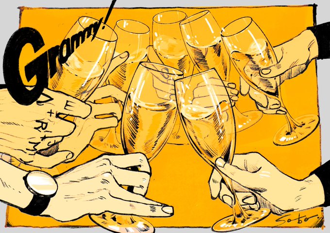 「champagne」 illustration images(Latest｜RT&Fav:50)