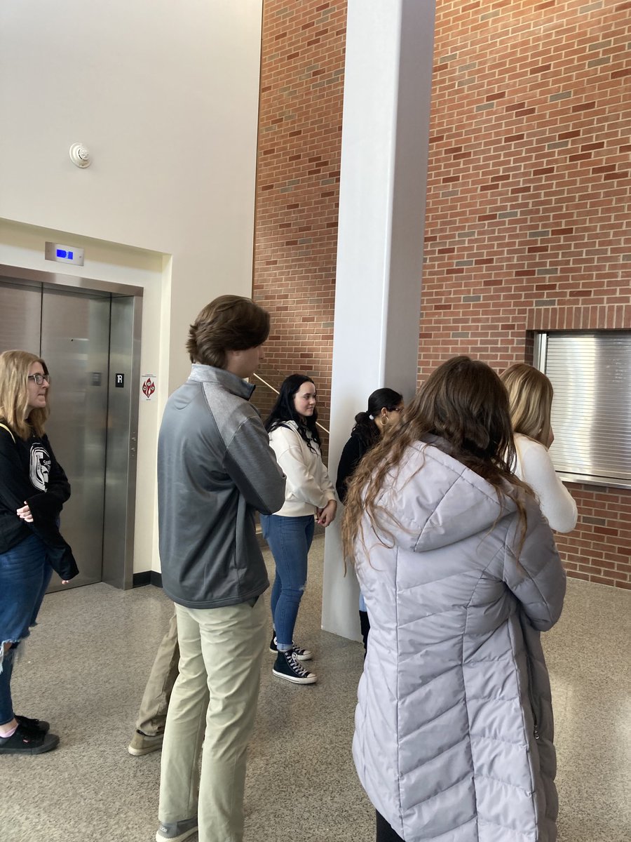 2 of our BHS future teachers from BU EDUC101 class joining other students from neighboring schools exploring Binghamton University programs.  Absolutely love the possibilities for growing teachers here. ⁦<a href="/DrToniaThompson/">Tonia Thompson</a>⁩ ⁦<a href="/larrydake/">Dr. Larry Dake</a>⁩ ⁦<a href="/Kevin_Richman/">Kevin J Richman</a>⁩ thank you