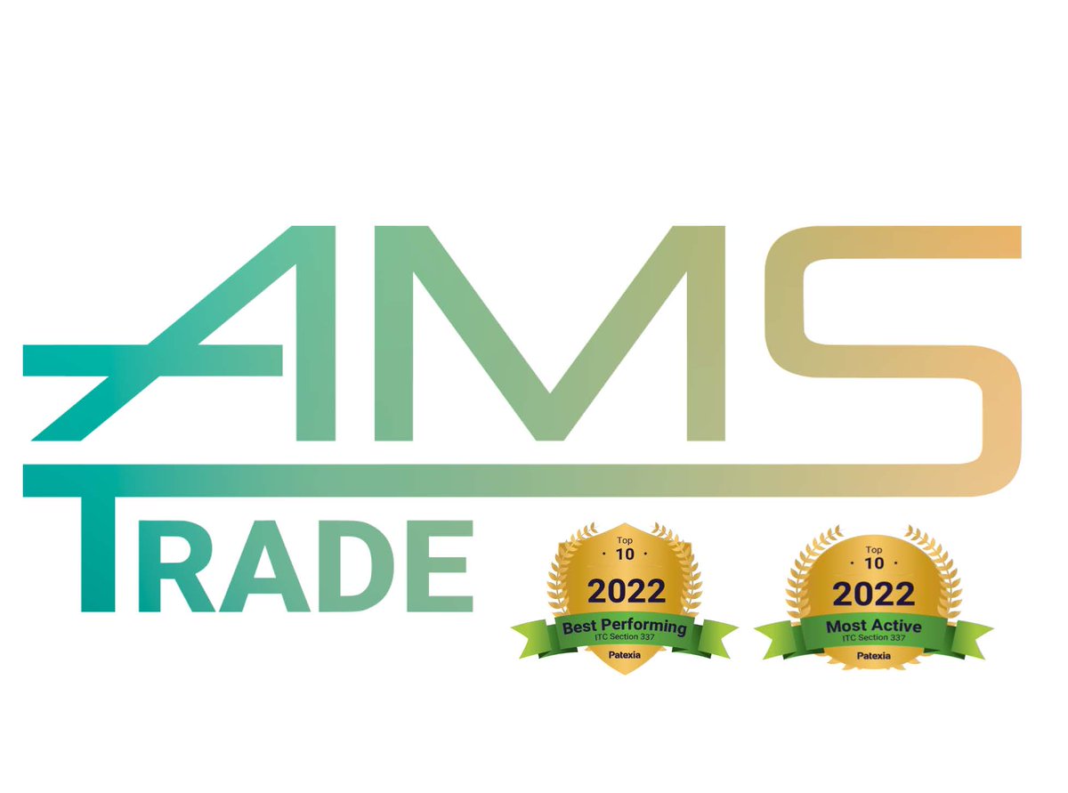 AMSLawLLP's tweet photo. We are thrilled to announce that AMS TRADE LLP is ranked the #1 Most Active ITC Section 337 firm in the country and among the “Top 10” Best Performing in the Respondent, Complainant, and Overall categories.

Read more: https://t.co/mhmDYrVi6V https://t.co/ASz6Qlgz8p
