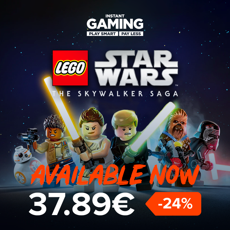 📢 Nouvelle sortie pour ce mois d'Avril chez <a href="/InstantGamingFR/">Instant Gaming</a>🧡 
LEGO Star Wars: The Skywalker Saga !

Mon lien partenaire juste ici !  
👇👇👇
instant-gaming.com/fr/6011-achete…