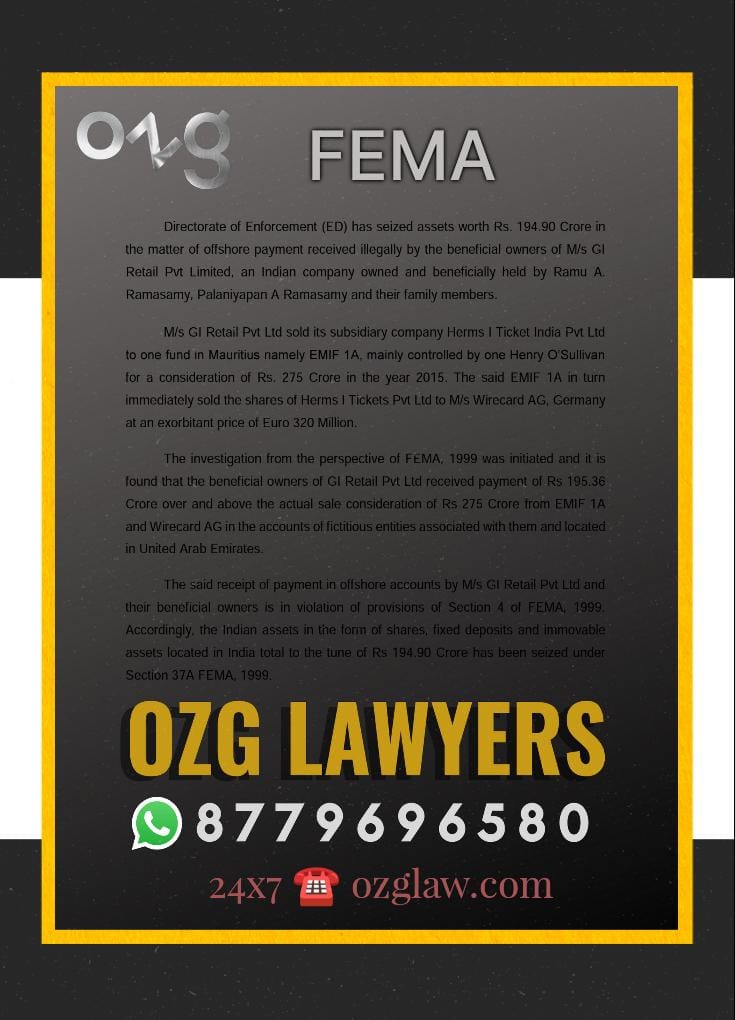 FEMA_consultant's tweet photo. Before appearing on #summons at #EnforcementDirectorate & recording your statements, Consult@
โ๏ธ https://t.co/5zNkl5w4PS
๐ฎ Email: ask@fema.in
๐ฒ https://t.co/V6UKSsaeWb
#FATF #ozglawyers #EDSummons #EDNotice #femacompounding #FemaConsultant #OzgLawyer #Hawala #Havala #fema https://t.co/0TTUWQUq9W