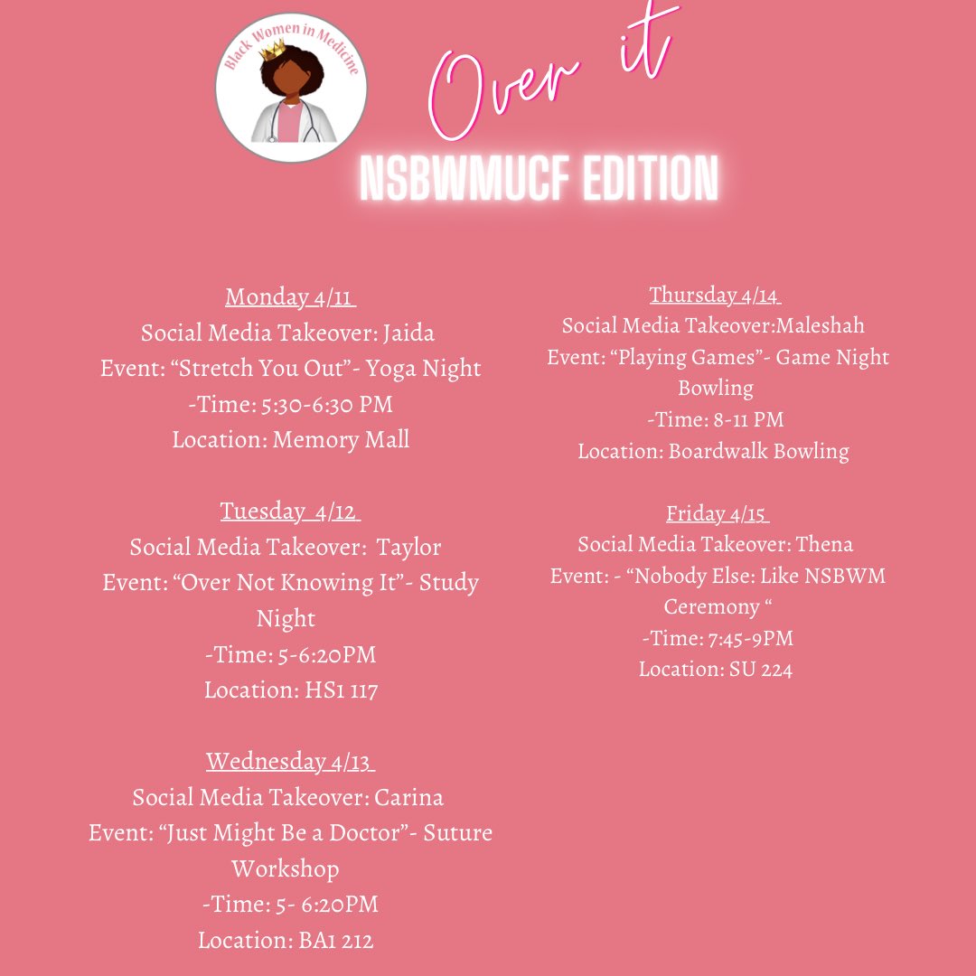 National Society of Black Women in Medicine UCF tweet media