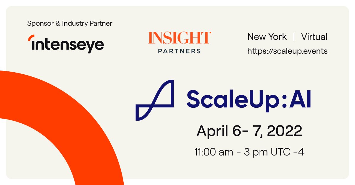 The <a href="/scaleupevent/">ScaleUp:AI</a> brings thought leaders together to share the latest #AI innovations. And #intenseye is a proud sponsor!

Visit our partner hub to book a meeting. 
➡️ scaleup.events/agenda/?agenda…

#scaleupai #computervision #aicommunity #software #tech #safetyAI #ehssoftware