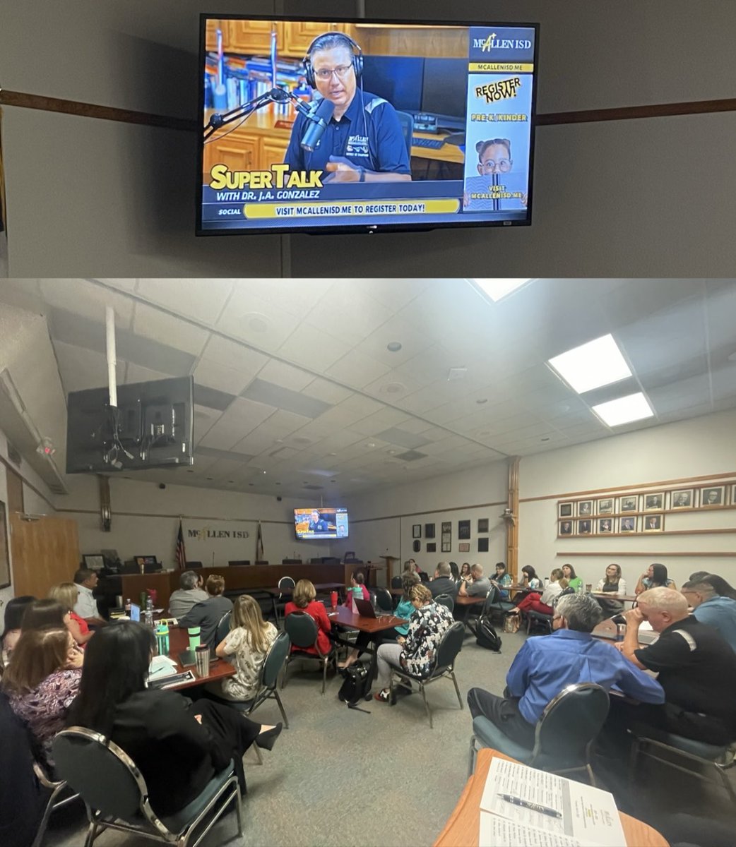 J.A. Gonzalez (@drgonzalez8) on Twitter photo We had a powerful discussion regarding the importance of embracing diversity during our Director Calibration Meeting this morning.
<a href="/McAllenISD/">McAllen ISD</a> #DistrictOfChampions We had a powerful discussion regarding the importance of embracing diversity during our Director Calibration Meeting this morning.
<a href="/McAllenISD/">McAllen ISD</a> #DistrictOfChampions