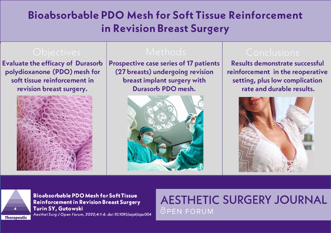 ASJrnl's tweet photo. How effective is #Durasorb PDO mesh in revisional #breastsurgery? Check out results from @SergeyTurinMD and @DrGutowski here: https://t.co/C1AzBCGTF5
@draustin_prs
@drm_tenenbaum
@DoctorJacob
@DrWinocour
@CindyWuMD
@billkortesismd
@NahaiDr
@drkenkel
@TheAestheticSoc
@drroykim https://t.co/mDYe10u0yo