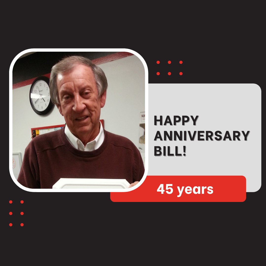 RedBallOxygenCo's tweet photo. Happy Anniversary Bill &amp; Cindy 🎉 Celebrate their years with us! 

#RBOFamily #workanniversary #RBOmilestones https://t.co/QjvbB8vydL