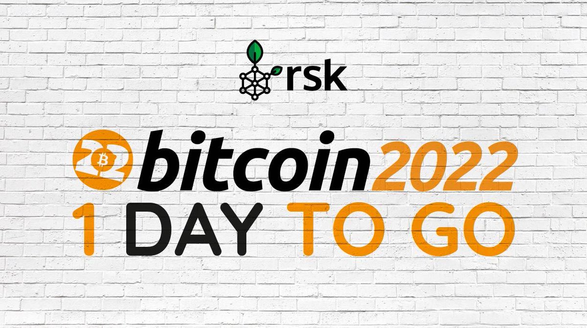 rootstock_io's tweet photo. Less than 24 hours until the #RSK DeFi ecosystem takes over @TheBitcoinConf 2022!! 🌴
#UseYourBitcoin to access a new world of DeFi 🌎
@moneyonchainok @SovrynBTC @Liquality_io @babelfishmoney @CarnavalArtNFT @BullaNetwork https://t.co/T9jHbmlb5o