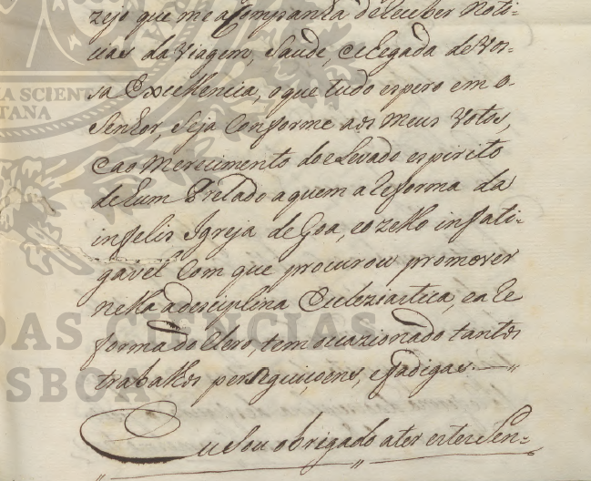 joanamrfraga's tweet photo. #Fontes #Digitalizadas
De forma distraída, parece tudo texto no mesmo fólio, lendo-se "se houver de sahir a lux o poema que compus no ocio dos trabalhos, perseguiçoens e fadigas".
Mas não, os "trabalhos, perseguiçoes e fadigas" são uns fólios à frente, num papel mais comprido. https://t.co/Tw53IodEBP