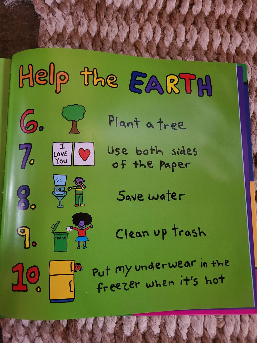 Thank you,  @toddparr for this!!! 🤣 I almost died when I opened up my freezer to make dinner last night! #theearthbook