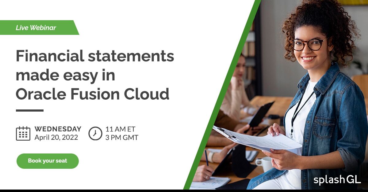 SplashBI's tweet photo. How are you doing with SmartView? Is it possible to change one cell in Excel and refresh multiple worksheets in SmartView? Join our upcoming #webinar on April 20th, 11 AM ET to learn how #SplashGL can simplify financial statements in Oracle Fusion Cloud. https://t.co/suM1ymBbyZ https://t.co/oADGuG4bLX