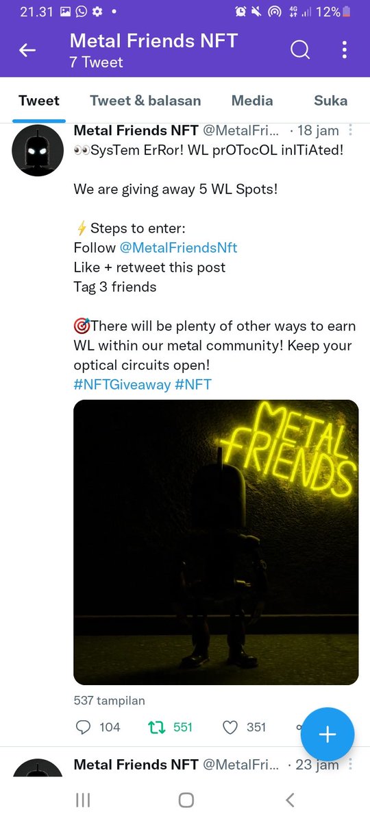 CBigwin14's tweet photo. @JayTheGaHost @MetalFriendsNft https://t.co/c9BH6sXPaF