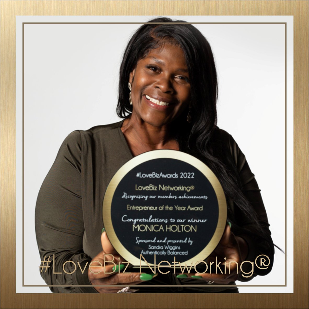 Congratulations to Derwent member Monica Holton from <a href="/dattiessoulfood/">Monica Dunbar</a> for winning the #LoveBiz Entrepreneur of the Year Award 2022.
The award was sponsored by <a href="/Wiggins1sandra1/">Sandra Wiggins</a> Authentically Balanced.
#LoveBizAwards #WomenInBusiness #Winner #BeProud <a href="/Capture24UK/">Tina Hart Prieto</a>