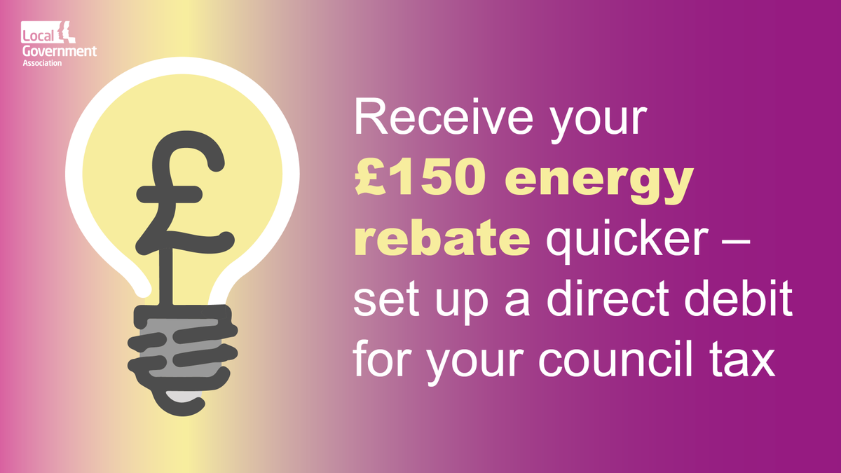 lutoncouncil's tweet photo. 💷 Government £150 energy rebate!

✔️ Make sure you have set up a direct debit for council tax payments to ensure quick and easy payment if you are entitled to it.

👉 Set up a direct debit now 👇

https://t.co/ChFOGHW0Va https://t.co/sXJ5XGNV11