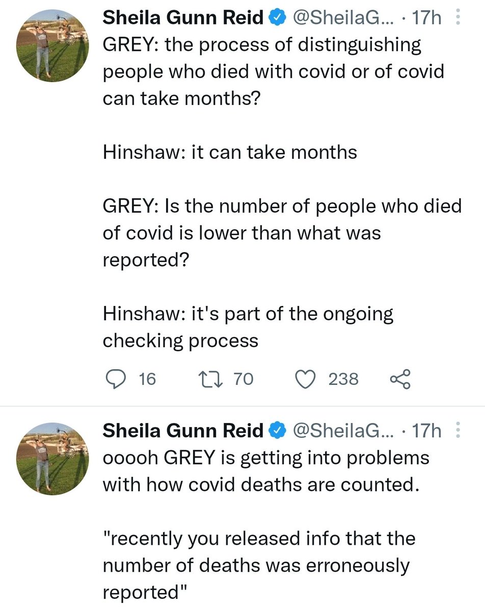 C0vldC's tweet photo. 1/2 Some of the coverage from day 1 of Alberta's Chief Medical Officer, Deena Hinshaw, on the stand in a civil lawsuit against the Alberta govt's covid response. She is being cross examined for two more days. Today is day 2 and starts at 9:30am. You can watch here: https://t.co/uDFaABOpLv