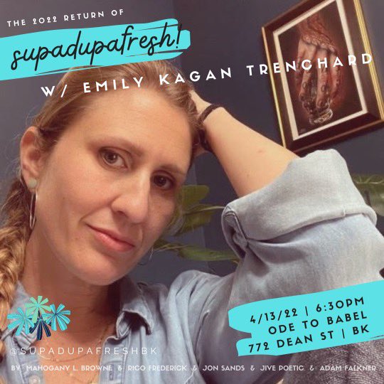 I’m reading poems next week! Come check it out and celebrate all the things that are re-emerging from the dark.