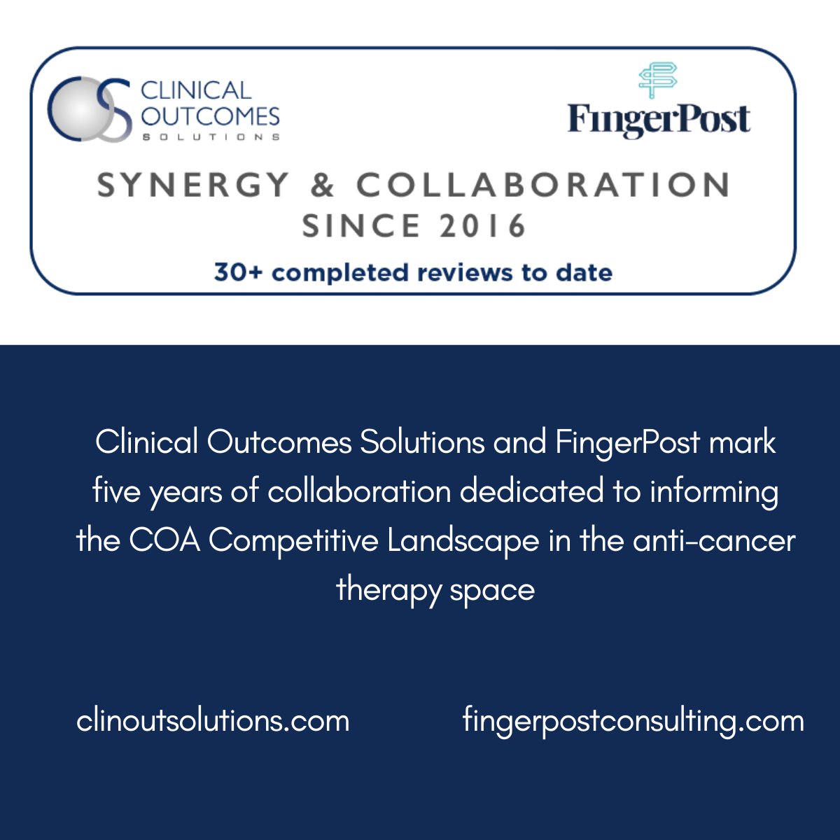 Today we mark 5 years partnering with @cos_coa. This collaboration lends value-added support to COS projects through provision of specific insights relating to COA data #HTA #HEOR #RWE #MarketAccess #PayerResearch #COA #PRO bit.ly/3tU1zog