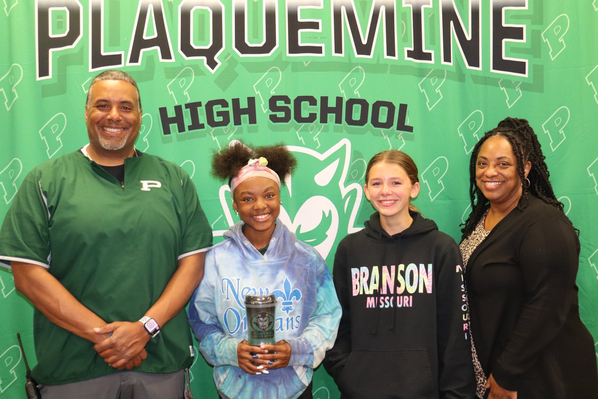 PlaquemineHigh's tweet photo. Congratulations to the following students for being named Students of the Month for the month of March!  Great job!!!
J. Daigle, R. Mitchell, D. Bosley, R. Robinson, S. Carter, and G. Carline https://t.co/yu6b9Jf5t6