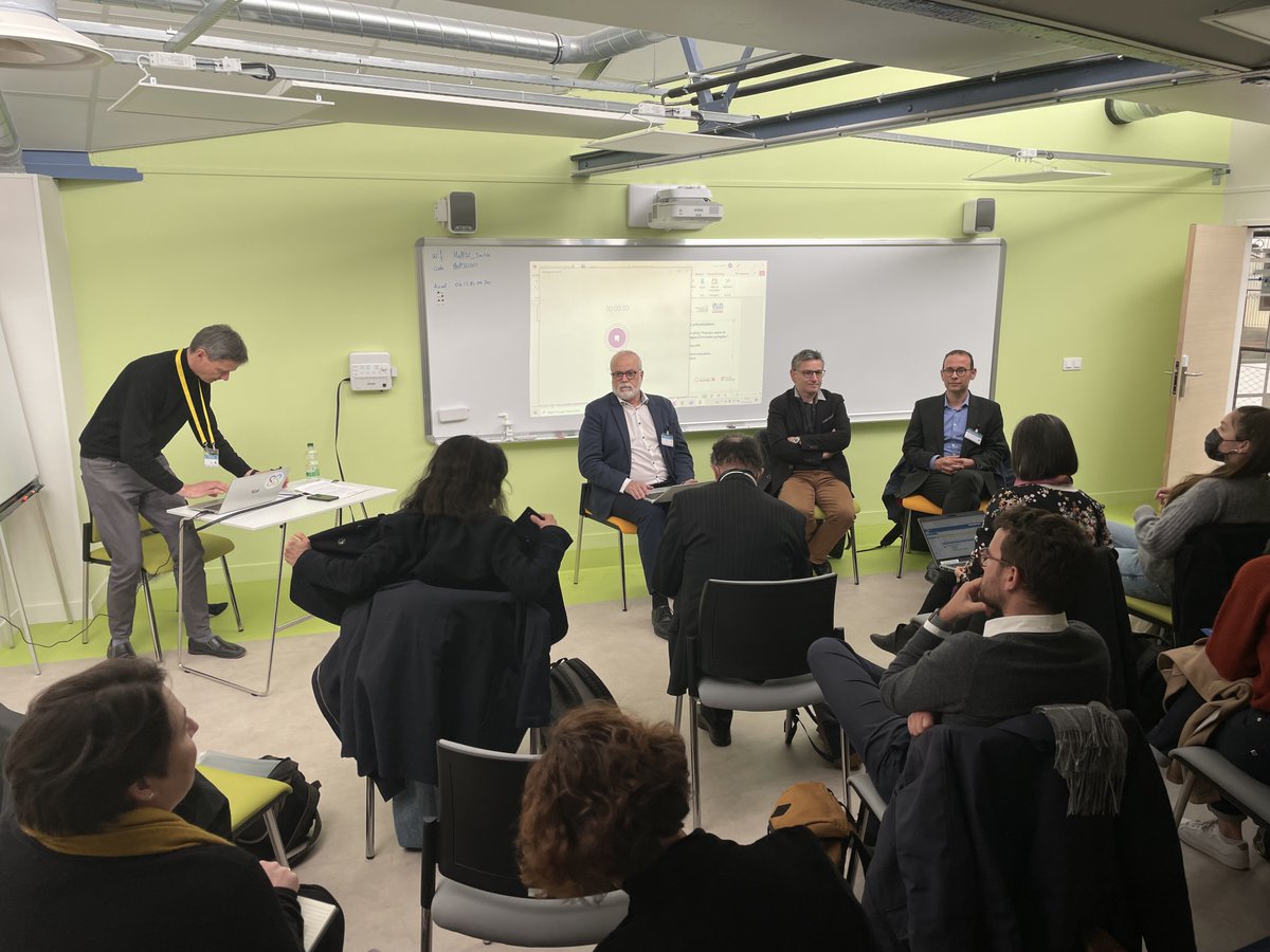 📢 Nous sommes présents au Séminaire "Universités, écoles, entreprise, territoires : des #écosystèmes en consolidation pour une #innovation plus durable et inclusive" ce mardi à #Hall32. #Retex comment produire et coordonner des stratégies d’innovation partagées ?