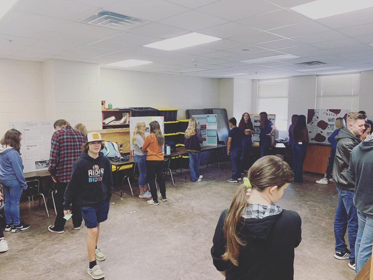 Students in Equine Science have partnered with Ms. Pratt from Brazos Carriage Company to give students in ag a hands-on experience learning about horse breeds, care and uses of horses in the community!