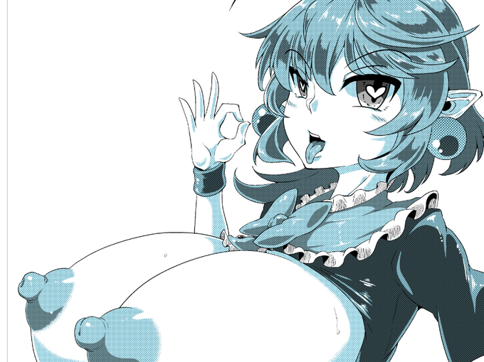 例大祭コピ本途中のぬえちゃん 