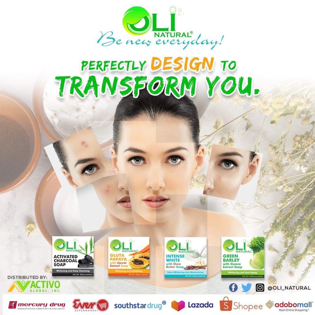 olinaturalph's tweet photo. Experience healthy and glowing skin!Try Oli Natural Soaps, now available nationwide! Very affordable and indeed value for your money! You can also shop online by clicking the links below:
Shopee: https://t.co/3uOcNgMhIc
Lazada: https://t.co/Stbvetq0H4
Be New Everyday! https://t.co/ekS7noj7xF