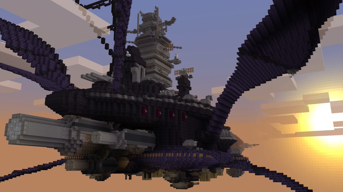 Roleine_'s tweet photo. メタナイトの逆襲
グラミー賞受賞おめでとう。

戦艦「ハルバード」リメイク、完成です。

以前制作した戦艦ハルバードを
半年かけてリメイク。
外観や兵装は勿論、機関配置や居住性など
全てを見直しました。
#メタナイト #戦艦ハルバード
#星のカービィ #星のカービィ30周年
#Minecraft #スマブラSP https://t.co/cnzSBOlmUf