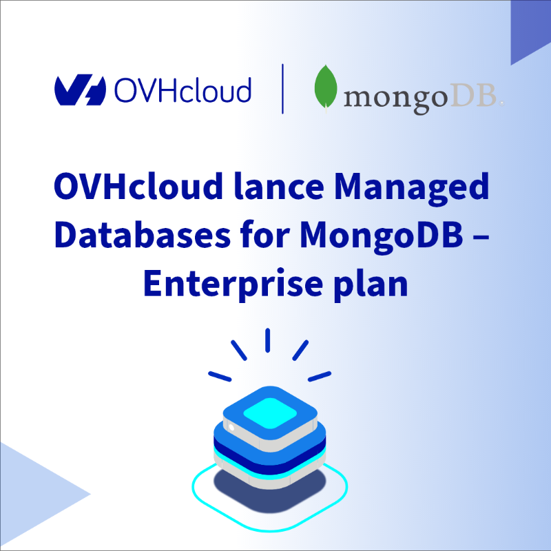 OVHcloud_FR's tweet photo. OVHcloud renforce son offre #MongoDB-as-a-Service pour faciliter les cas d'utilisation de Business Intelligence 💡