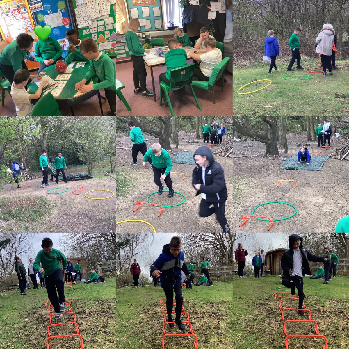 L6Abbey's tweet image. Created our own outdoor adventure trials as part of our express phase #expressphase