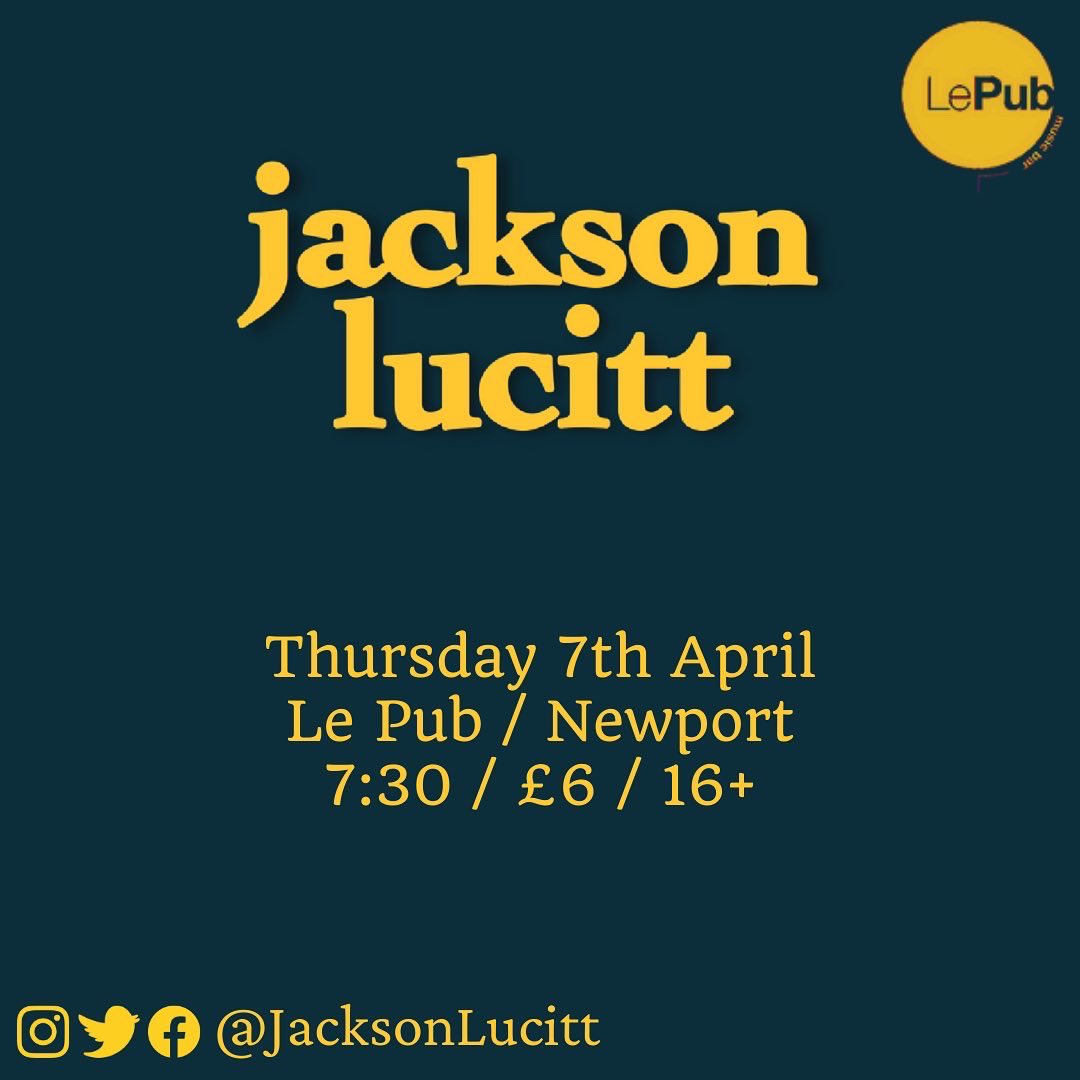 JacksonLucitt's tweet photo. 🖤💛 NEWPORT 💛🖤

This Thursday we’re heading to Le Pub to join @TheHazyJanes on their UK Tour!

Tickets are still available so grab yours and join us for a big one!

#LiveMusic #Newport #SouthWalesBands #TextBackBlues https://t.co/en3ArSj5HJ