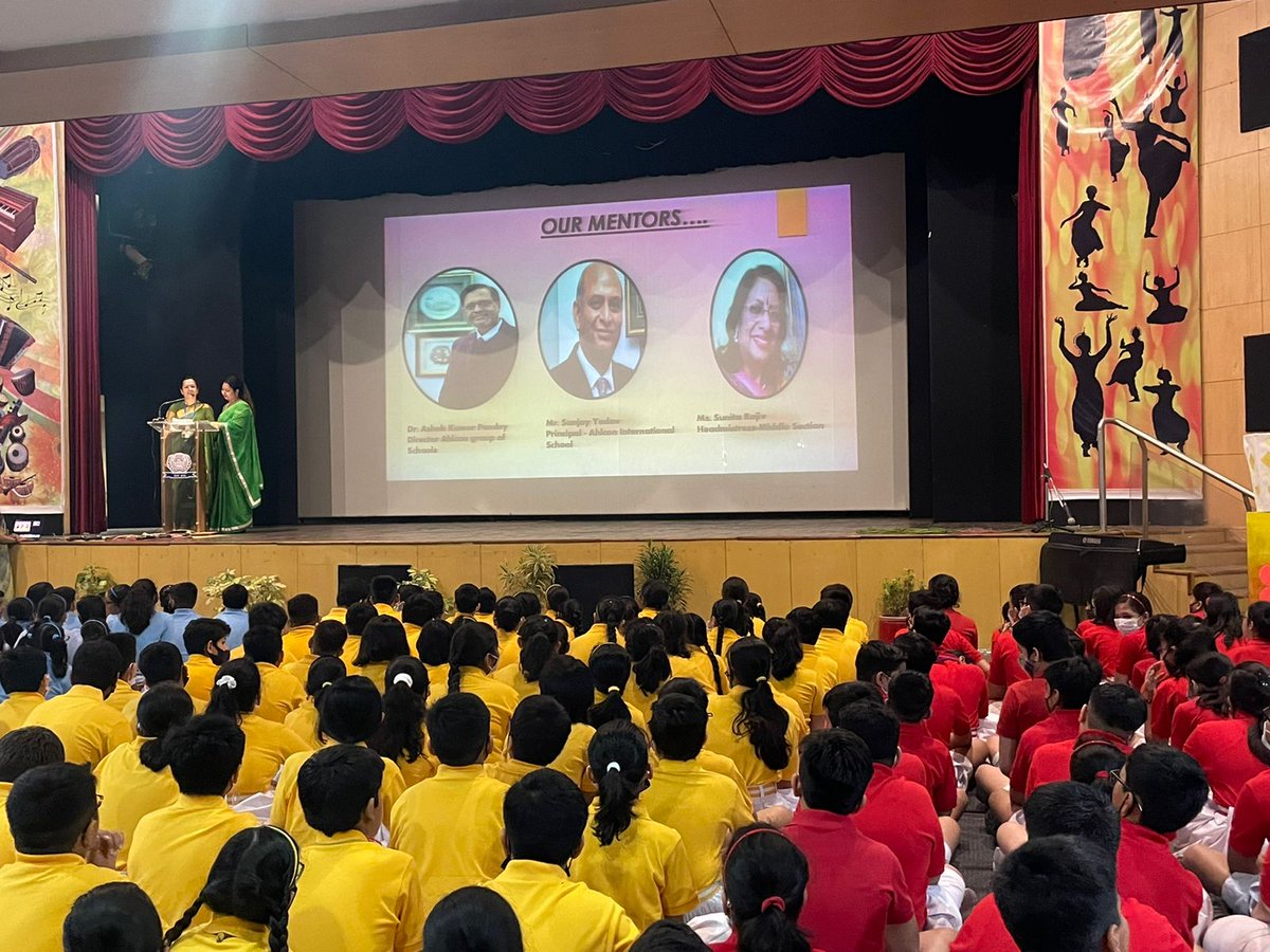 The real voyage of discovery consists not in seeking new lands but seeing with new eyes,Middle section of #AhlconIntl welcomed  sparkling ✨ eyes &amp; bright faces as we conducted Welcome cum Introduction Assembly <a href="/ashokkp/">Ashok Pandey</a> <a href="/sanjy/">sandra robles</a> <a href="/sunita_rajiv/">Sunita Rajiv</a> <a href="/sdg4all/">AhlconIntl4SDGs</a> <a href="/SDG4QEducation/">Learn SDG, SDG4, 4.7</a> <a href="/BinnyRawal/">Binny Rawal Nijhawan</a>