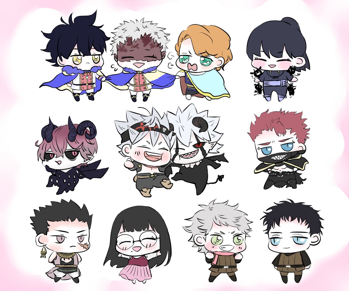 sihtnhy's tweet photo. ミニキャラリクエスト詰め合わせ　第1弾
第2弾はまだ作成中
リクエストありがとうございました！ https://t.co/di0zwGiQ4Q
