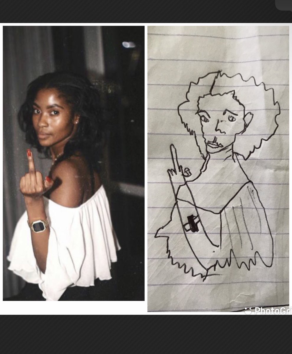 PretyFrancoise's tweet photo. Well if it isn’t the female Pablo Picasso…damn I’m such a genius 🔥…all for you mababe @NalediMogadime 😉
#DrawNale #NalediMogadime #BBMzansi https://t.co/hqujomZuaL