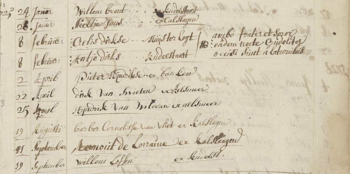 JaapGeraerts's tweet photo. Even the village of Kudelstaart wasn't spared from the occasional outbreak of violence: on 8 February 1724 a brother and sister were 'cruelly' killed by bandits! https://t.co/PKcM1teLoY #earlymodern #DutchRepublic https://t.co/SvK13aJ5de