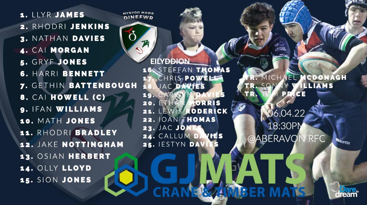 Best wishes and luck to <a href="/MMADACADEMY/">MMAD</a> with their Dewer Shield fixture v <a href="/RSRWales/">RhonddaSchoolsRugby</a> along with our College pupils representing the District. KO is 6.30pm and will be played @AberavonRFC