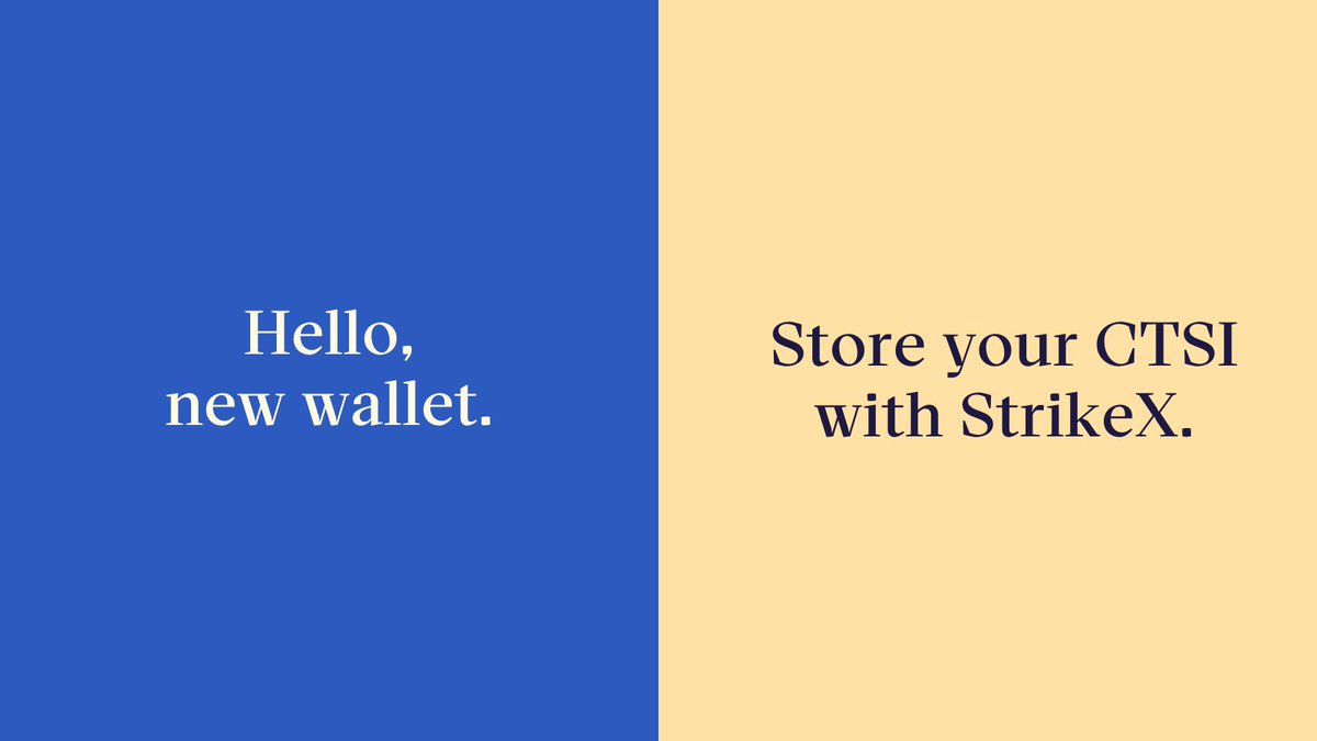 cartesiproject's tweet photo. Searching for a wallet that gives you more? One that's easy to use &amp; beautifully designed? With features such as portfolio tracking, fiat on/off ramp &amp; cross-chain swaps?

@strikex's upcoming wallet will have all that and more - including support for $CTSI. Get ready... https://t.co/AfPMy9TsyA
