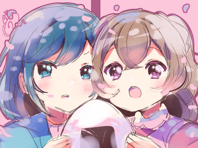 おっきいおにぎりを2人でわけあって欲しい願望💙🍙︎💗 