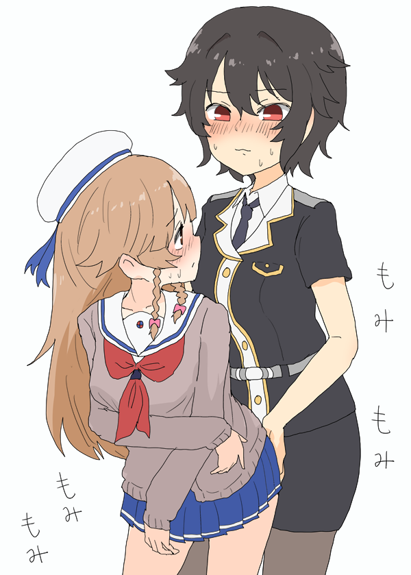 ココちゃんと真冬姐さん! #はいふり 
(skeb依頼絵)(https://t.co/Om6iVyMQnZ) 